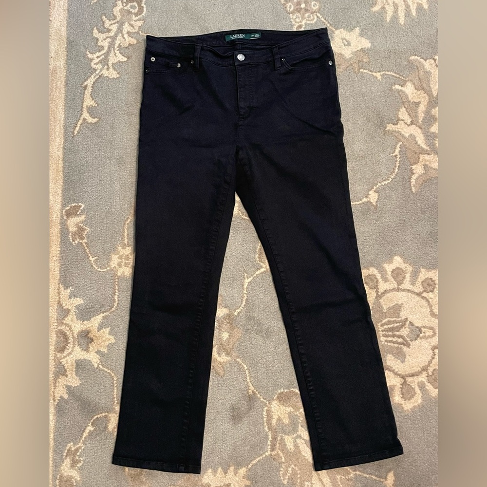 Lauren Ralph Lauren black jeans, 12P